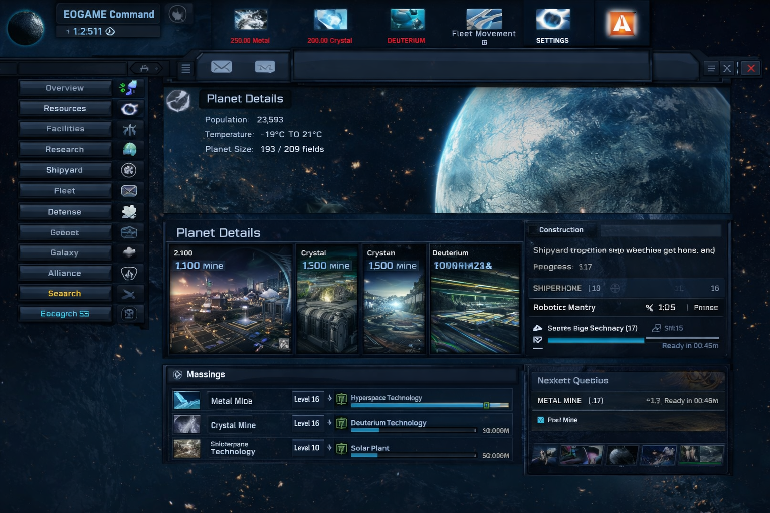 Planet Management